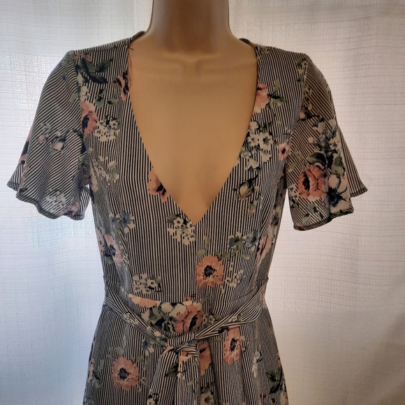 Crystal Doll Pants - Crystal Doll Black White Ruffled Wrap Romper